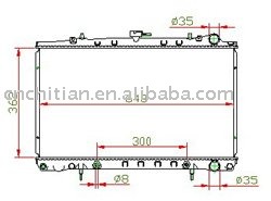 radiator for BLUEBIRD OEM:21410-35F00