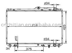 radiator for LEXUS`92-94 OEM:16400-62100