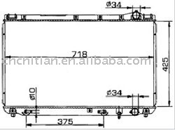 radiator for CAMRY'92-96 OEM:16400-62150