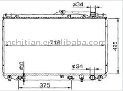 radiator for CAMRY'92-96 VCV10 OEM:16400-62090