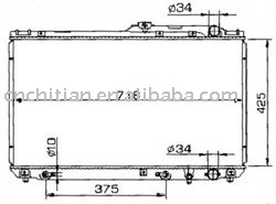 radiator for CAMRY'92-96 VCV10 OEM:16400-62100