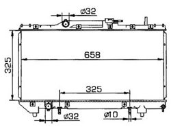 auto radiator OEM:16400-15590