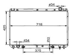 auto radiator 16400-20050