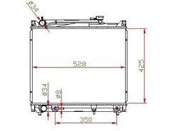 auto radiator for SUZUKI OEM:17700-77E30