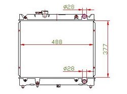 auto radiator for SUZUKI OEM:17700-60A00/60A11/60A12