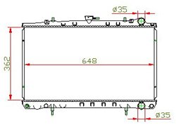 radiator for  NISSAN