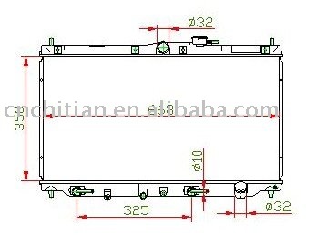 radiator for HONDA OEM:19010PT1902