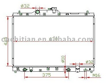 radiator for HONDA OEM:19010PY3901