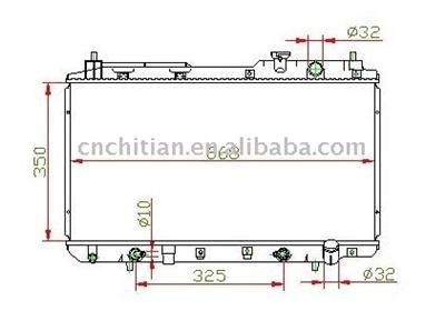 radiator for HONDA OEM:19010P3F901