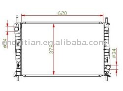 radiator for FORD OEM:FSRZ8005AB