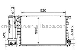 Radiator for BMW OEM:1712971