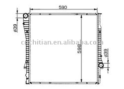 radiator for BMW OEM:1439104