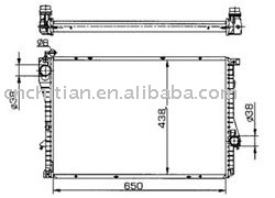 radiator for BMW OEM:1436060