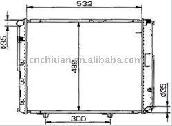 radiator for BENZ OEM:1245000903