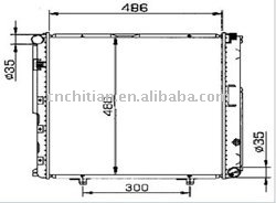 radiator for BENZ OEM:2205000103