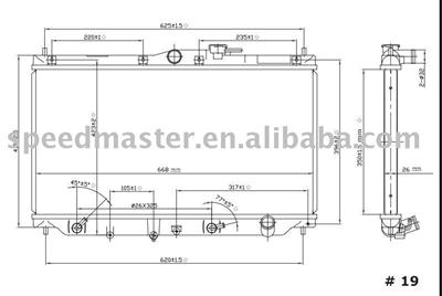 RADIATOR FOR HONDA ACCORD 90-96
