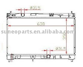 TOYOTA YARIS 39;07 Radiator 16400-21310