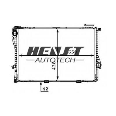 Radiator 17 11 1 436 063 for BMW 7 (E38)