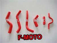 RED for KAWASAKI KXF250 KX250F  06 2006 dirt bike motocross Silicone Radiator Hose Kit pipe