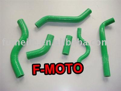 GREEN for KAWASAKI KXF250 KX250F  2006 dirt bike motocross Silicone Radiator Hose Kit pipe