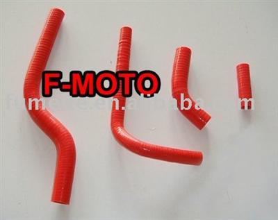 RED for KAWASAKI KXF250 KX250F 2004 dirt bike motocross Silicone Radiator Hose Kit pipe