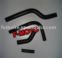 BLACK for KAWASAKI KXF250 KX250F 2004 dirt bike motocross Silicone Radiator Hose Kit pipe