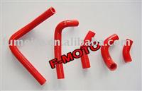 RED for honda CR250 CR 250 CR-250 2003-2007 dirt bike motocross Silicone Radiator Hose Kit pipe