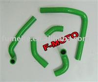 green for honda CR250 CR 250 CR-250 2003-2007 5 pcs dirt bike motocross Silicone Radiator Hose Kit pipe