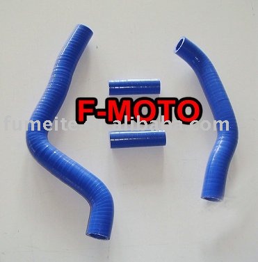 blue for KAWASAKI KX125 kx 125 kx- motocross Silicone Radiator Hose Kit pipe