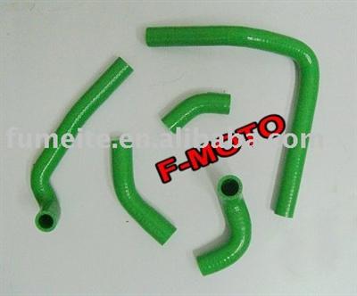 GREEN for honda CR250 CR 250 CR-250 2003-2007 dirt bike motocross Silicone Radiator Hose Kit pipe