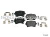 Brake pad for Audi 3D0 698 451