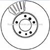 Brake Disc for BMW OEM:34111161086