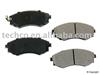 Brake pad for Hyundai 58101-17A00