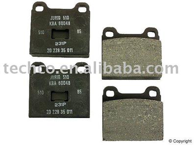 Brake pad 171 698 151 B