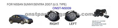 Fog Lamp for NISSAN SUNNY SENTRA 2007,ONST-NS009