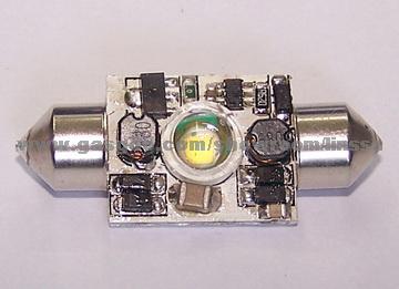 36*25mm LED Car Light Bulb With 7-30V And 150LM