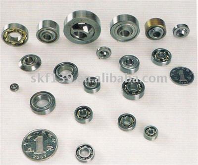 chrome steel miniature ball bearings with flange made in china