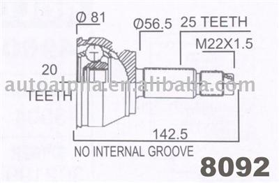 C.V. JOINT FOR FORD