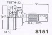 C.V. JOINT FOR CITROEN