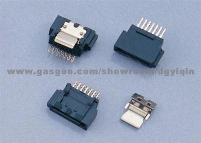 SATA 7P/F Crimp Type With Latch