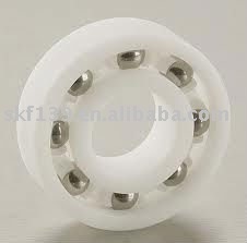 plastic ball bearing 6207 with single row