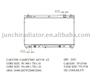 radiator OEM: 16400-20270/22060/22061