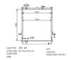 car radiator OEM No: 8972219732