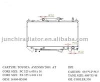 radiator OEM: 16400-0D100