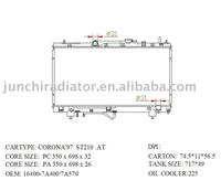 radiator OEM: 16400-7A400/7A570