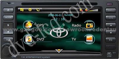 Toyota Vios Fortuner Hilux Corolla Ex 2010 Prado Car Dvd Player GPS Navigation Bluetooth Ipod HD LCD