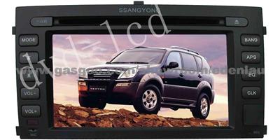 Ssanyong Rexton Lasseter Car Dvd Player GPS Naviagtion System Bluetooth Ipod HD LCD