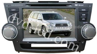 Toyota Highlander Car Dvd Player GPS Bluetooth Ipod HD LCD
