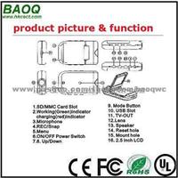 Promotion Gift Full HD 720P Car Dvr With LED Night-Vision