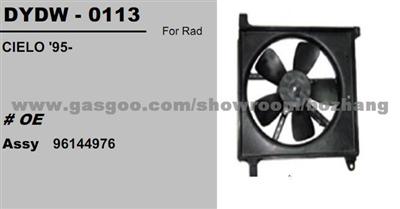 Daewoo Lanos 1998-2001 Condenser Fan 96144976